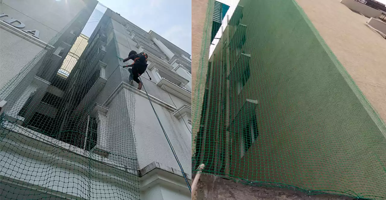 Duct area Safety Nets